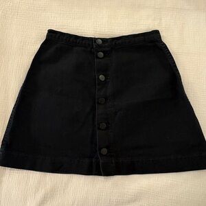 American Apparel Black A-Line Skirt